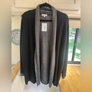NWT Camber & Grace Cardigan Black LARGE